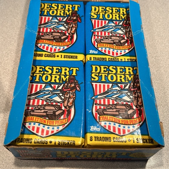 Two Sets of Sealed Desert Storm Pro Set and Topps Trading and Educational Cards - Picture 2 of 8